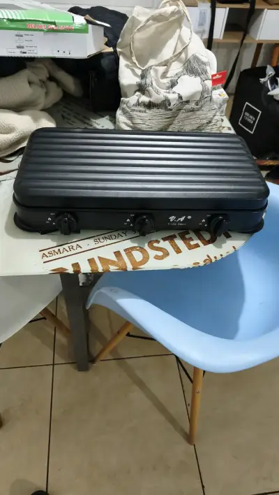 Cocina a gas portátil 3 quemadores - miniatura 4