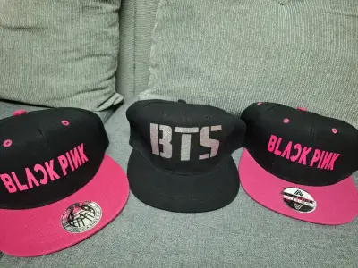 Gorro negro y rosado BLACKPINK - miniatura 3
