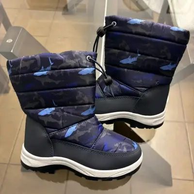 Botas negras con dinosaurios estampados - miniatura 2