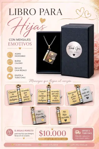 Collar libro para hijas e hijos - miniatura 1