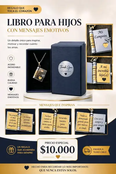 Collar libro para hijas e hijos - miniatura 2