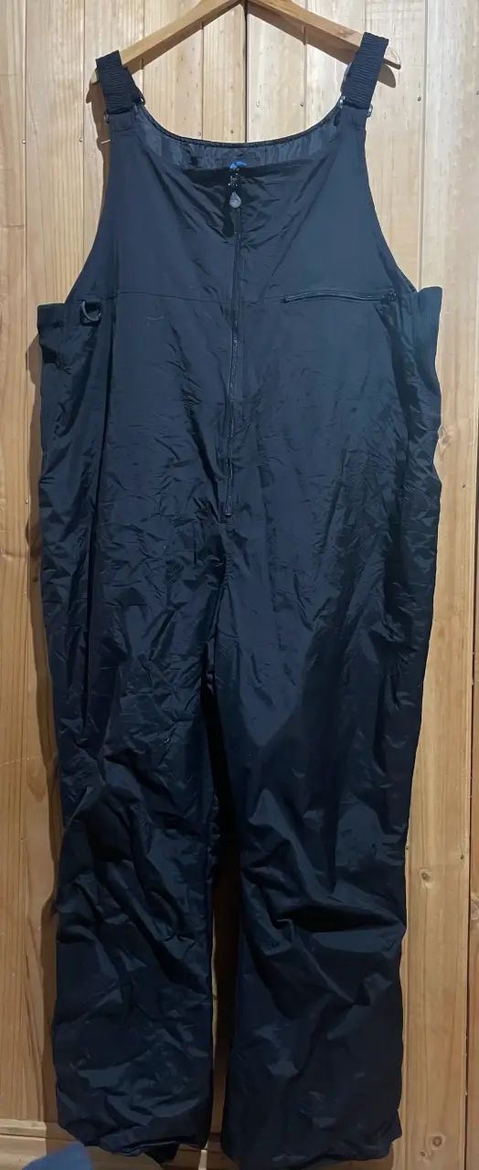 Pantalón de esquí negro con tirantes - 2