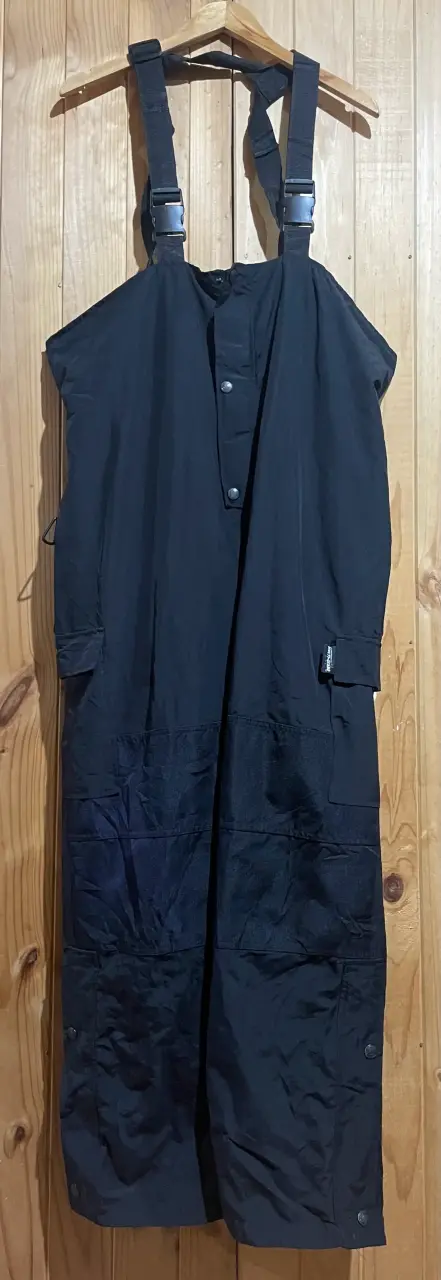 Pantalón de esquí negro con tirantes - 3