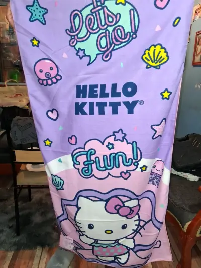Toalla Hello Kitty colorida - miniatura 1