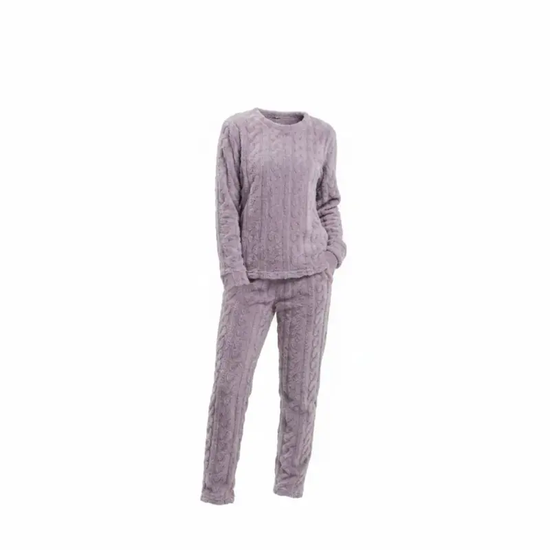Pijama rosado de felpa - 3