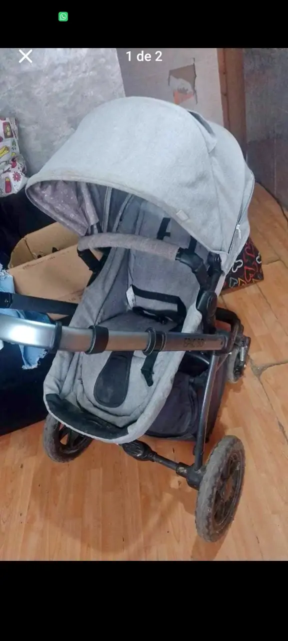 Coche de bebé gris EPIC 5G - 1