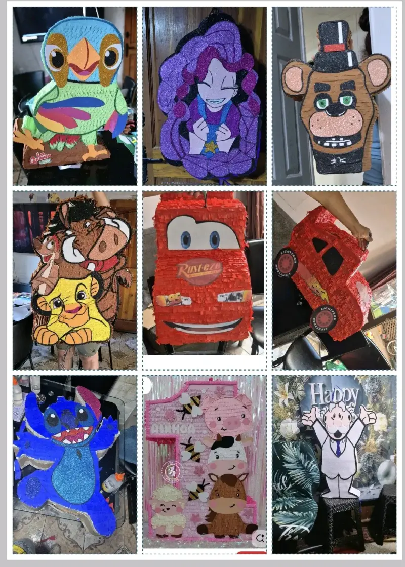 Piñatas personalizadas coloridas - 2