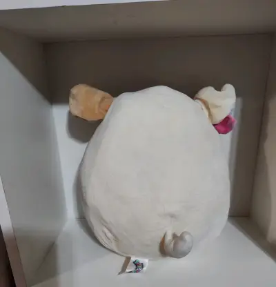 Peluche de bulldog con flor squishmallows - miniatura 2