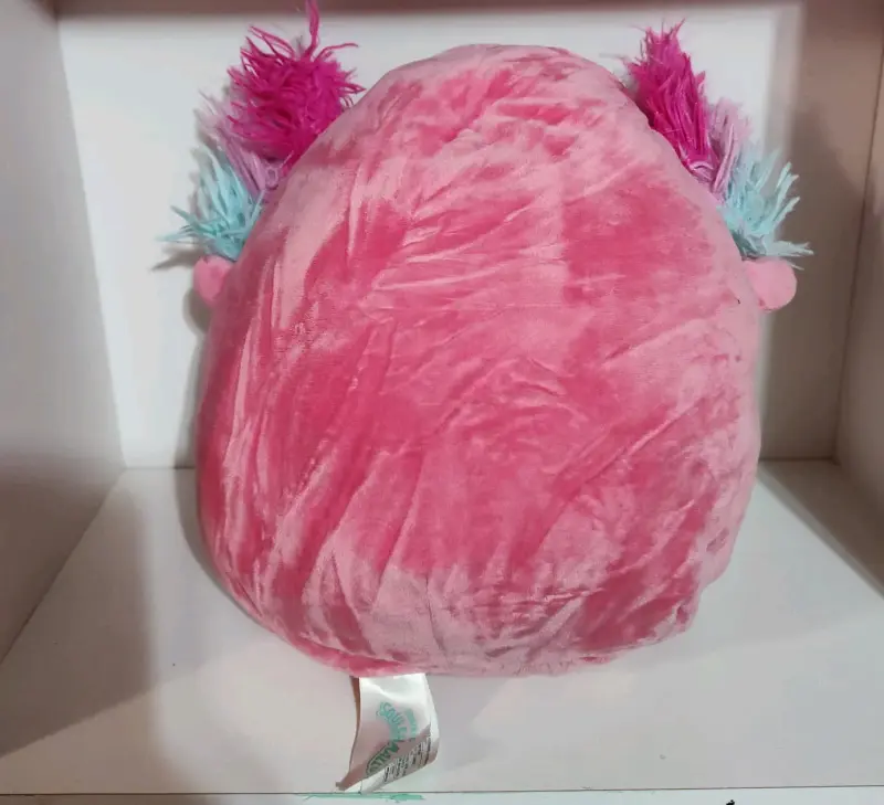 Peluche ajolote rosado grande - 2