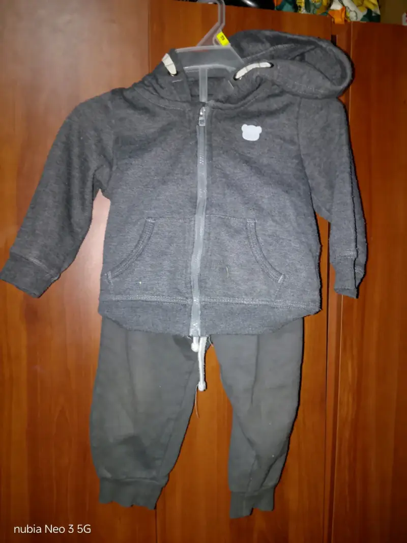 Conjunto beb e gris peludo - 2