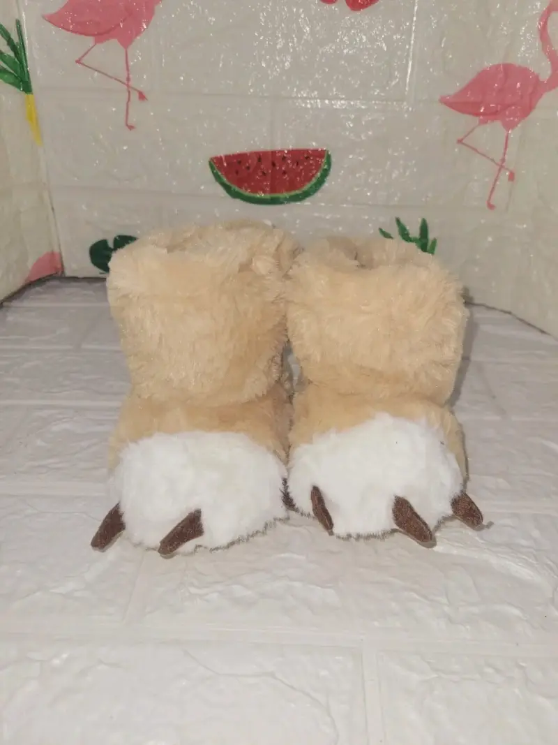 Pantuflas peludas para niño - 3