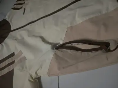 Chaqueta Pimps beige y marrón con cierre - miniatura 3