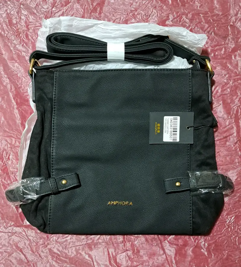 Bolso negro Amphora nuevo