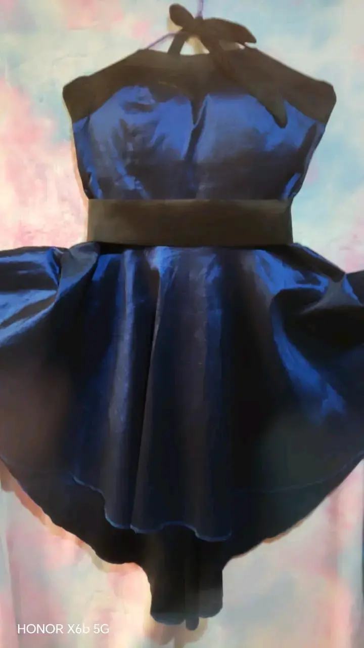 Vestido azul elegante - 1