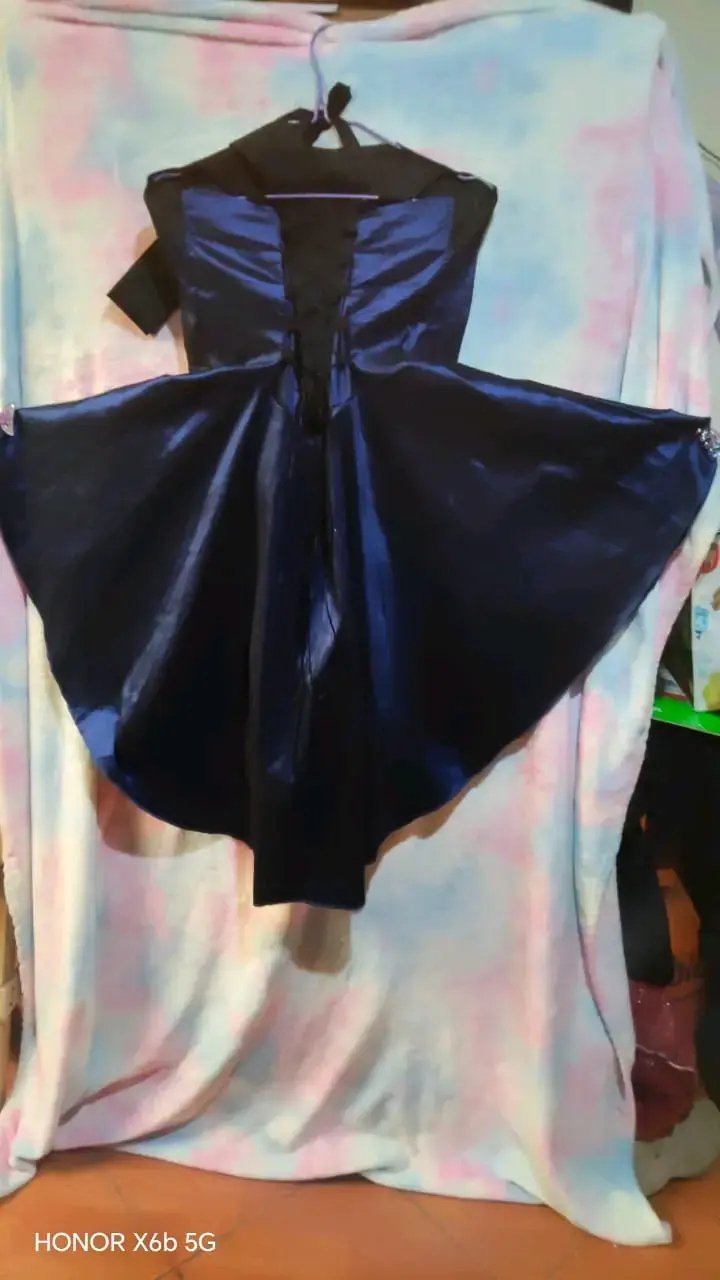 Vestido azul elegante - 2