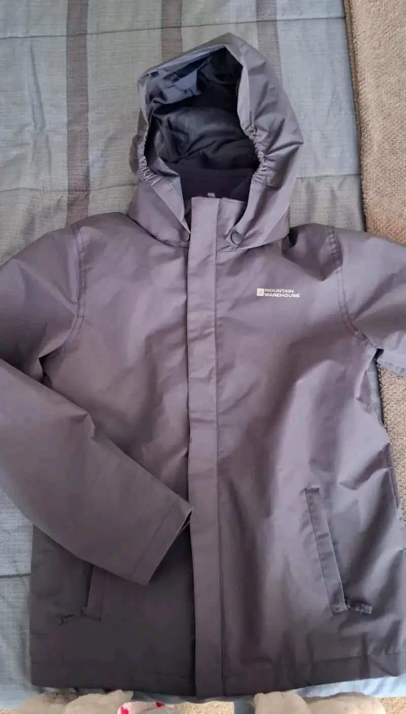 Parka impermeable gris Mountain Warehouse - 1