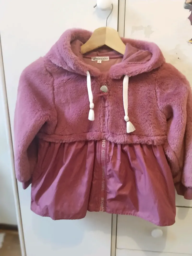 Abrigo Limonada rosa para niña talla 6
