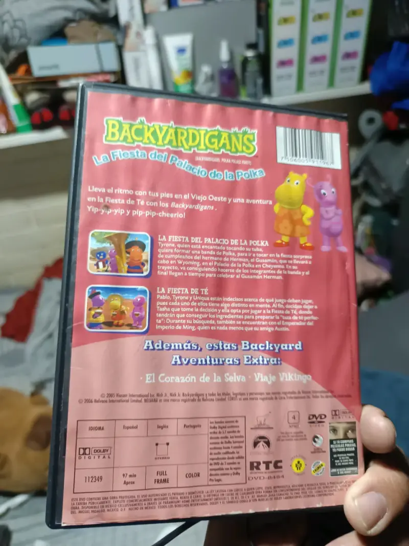 Dvd de backardigans la fiesta del palacio - 2