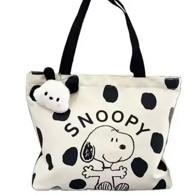 Bolso  Snoopy blanco y negro - miniatura 1