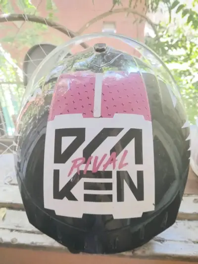 Casco AXXIS negro y rosa - miniatura 6
