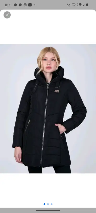Parka negra Everlast - miniatura 3