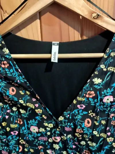 Vestido estampado floral multicolor - miniatura 2
