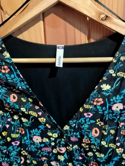 Vestido estampado floral multicolor - miniatura 3
