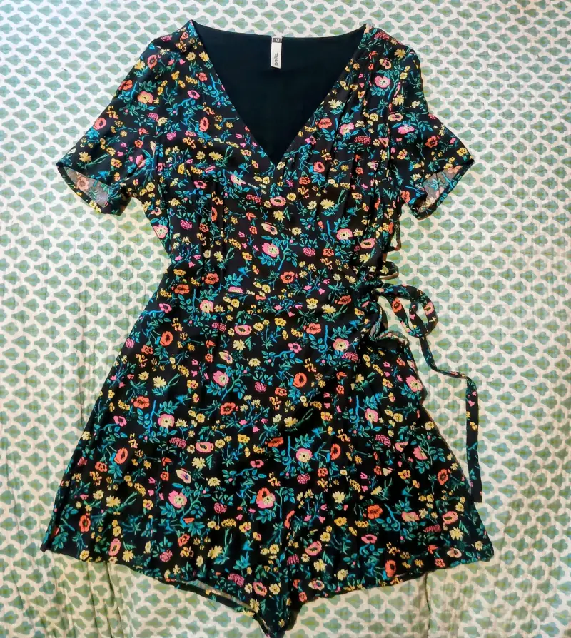 Vestido estampado floral multicolor - 4