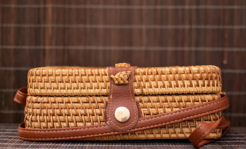 Cartera de mimbre pequeña - 2