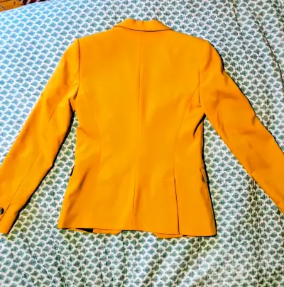Blazer amarillo vivo para mujer - miniatura 2