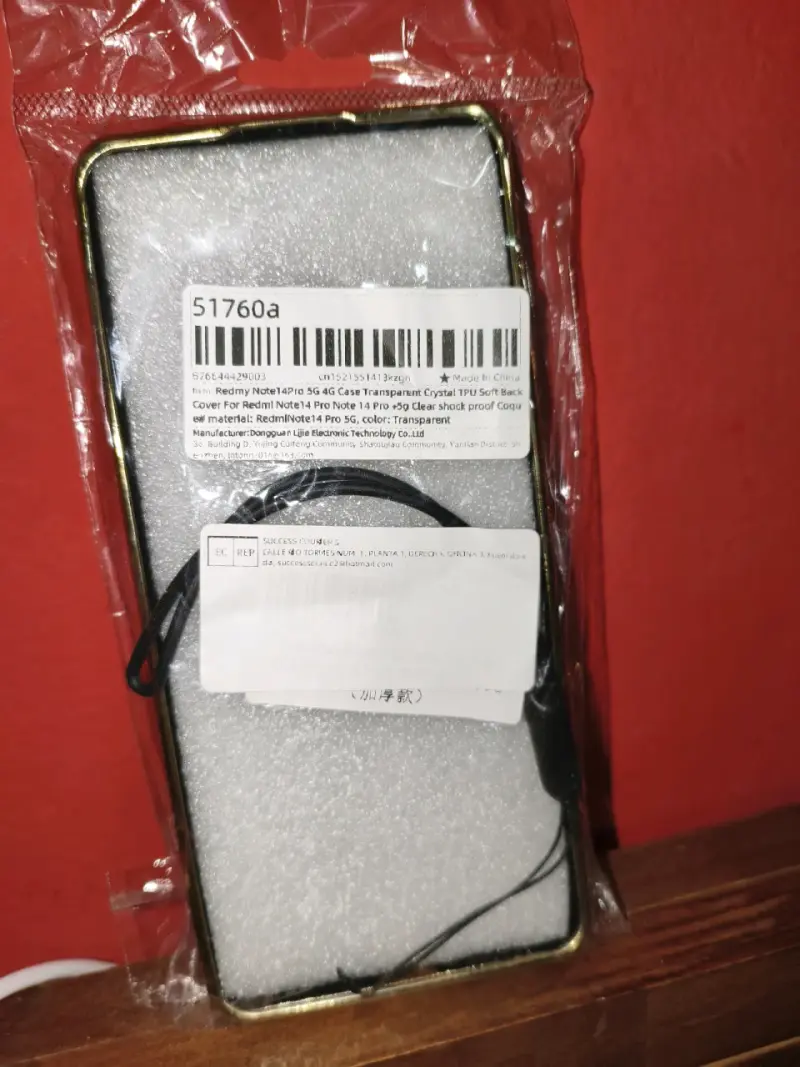 Funda celular redmi note 14 pro más 5 g - 2