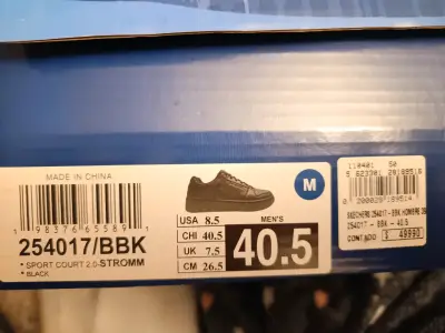 Zapatillas negras de colegio Skechers - miniatura 3
