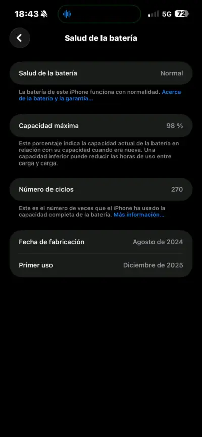 Se vende iPhone 16 plus, 512 GB, cómo nuevo - miniatura 3