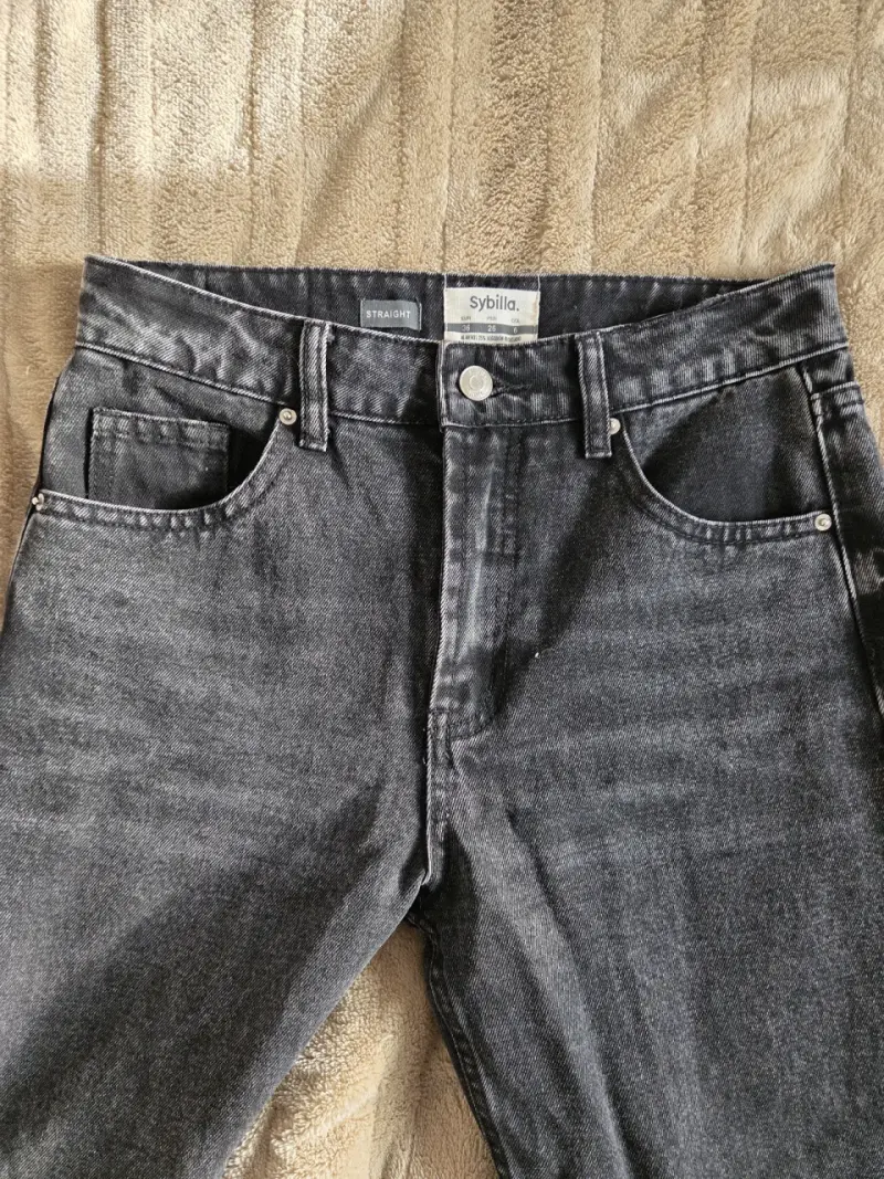 Jeans negros estilo vintage - 2