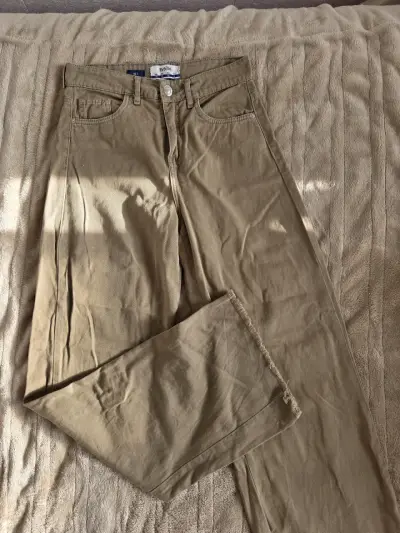 Pantalones beige Sybilla talla 36 - miniatura 3