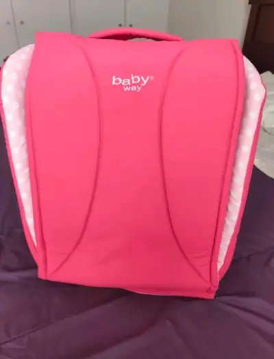 Cambiador de bebé Baby Way rosa - miniatura 3