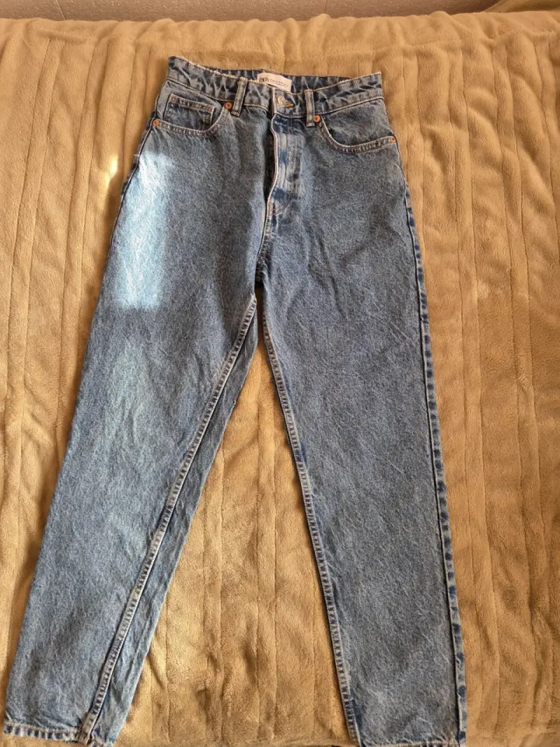 Jeans clásicos azul claro zara - 2
