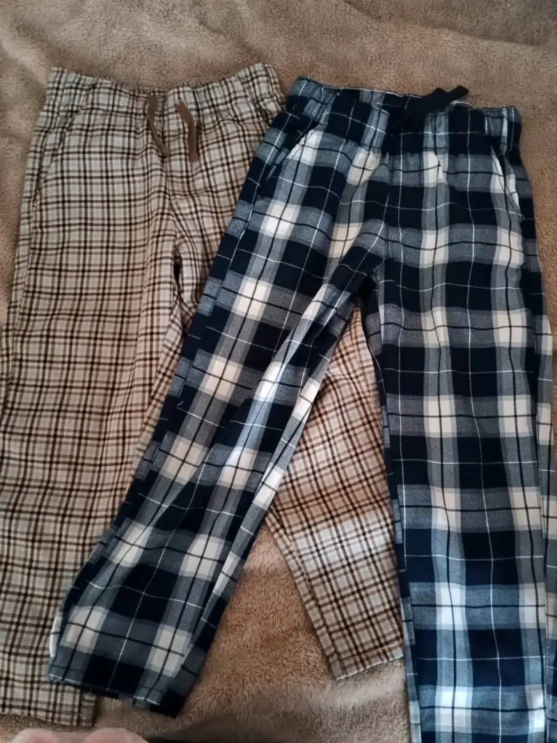 Pantalones de cuadros