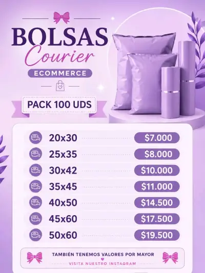 Bolsas Courier Ecommerce 100 UDS - miniatura 1