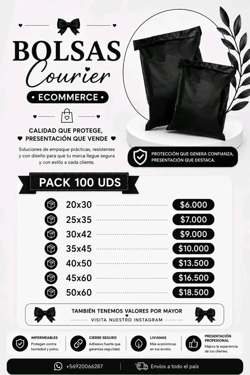 Bolsas Courier Ecommerce 100 UDS - 5