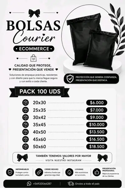 Bolsas Courier Ecommerce 100 UDS - miniatura 5