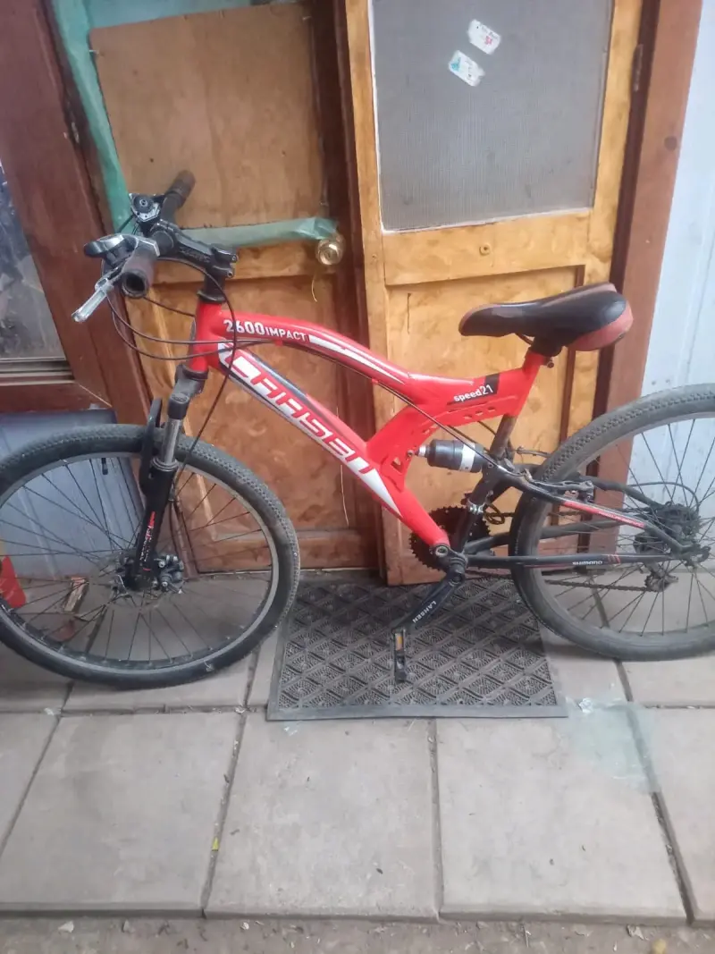 Bicicleta montaña roja Aro 26 - 1