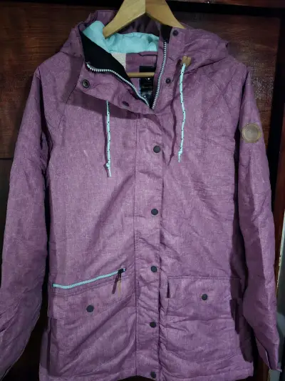 Chaqueta morada de nieve - miniatura 1