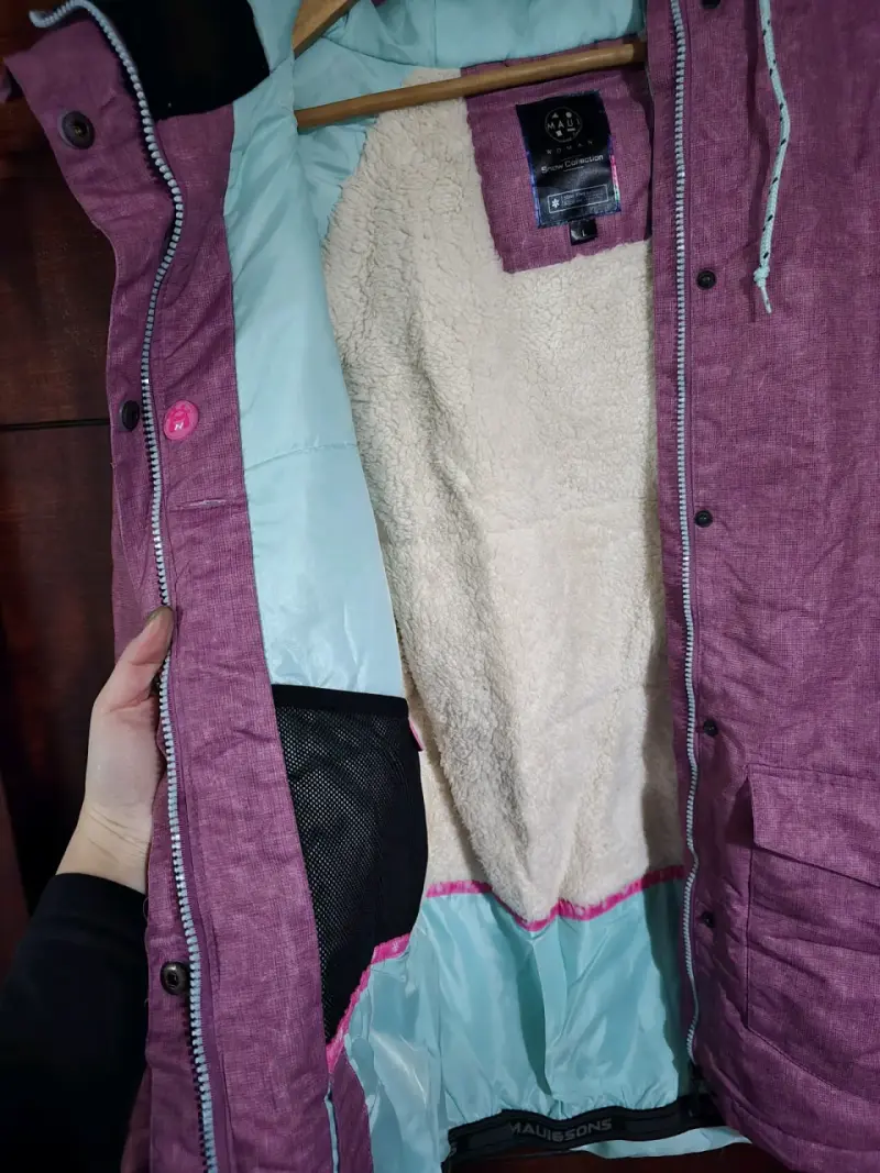 Chaqueta morada de nieve - 2