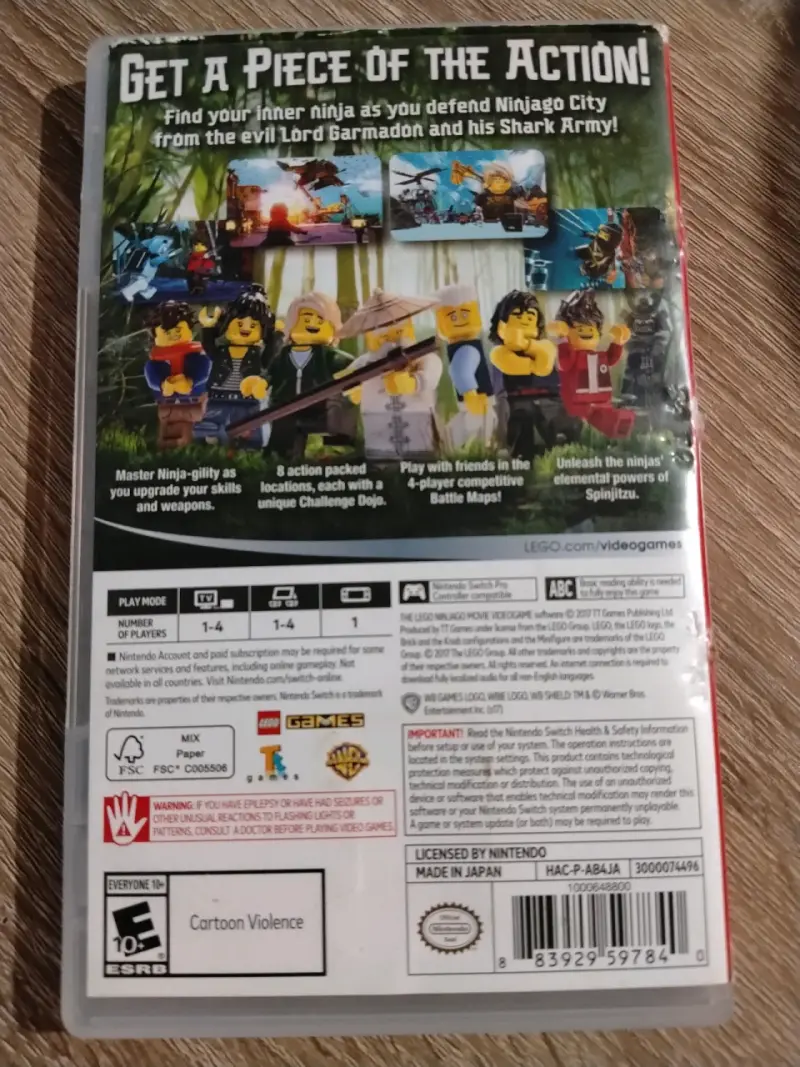 Juego Nintendo Switch LEGO Ninjago - 2