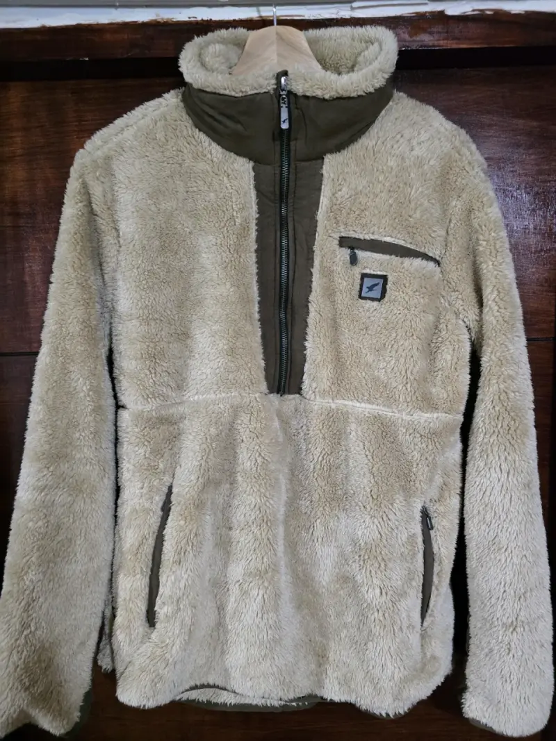 Polar de Hombre beige con cierre - 1