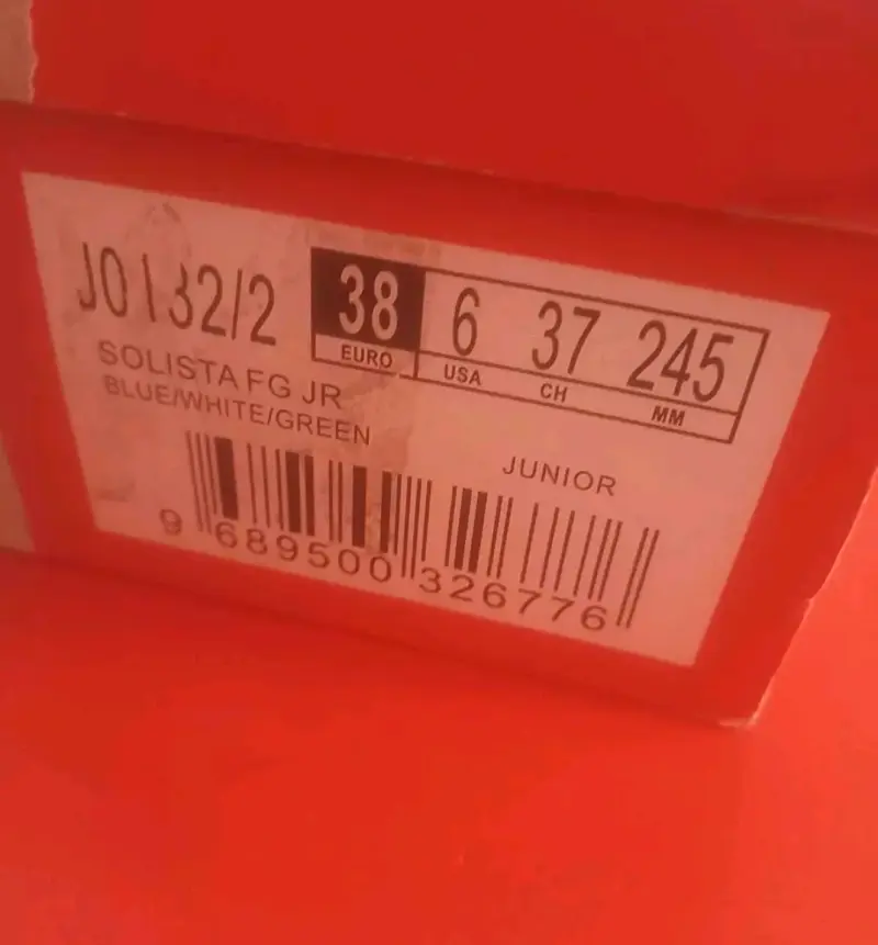 Zapatillas de fútbol azul y verde - 3