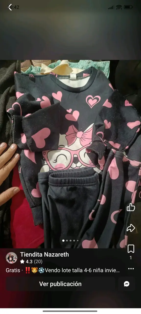 Lote de ropa niña talla 4-6 - 1