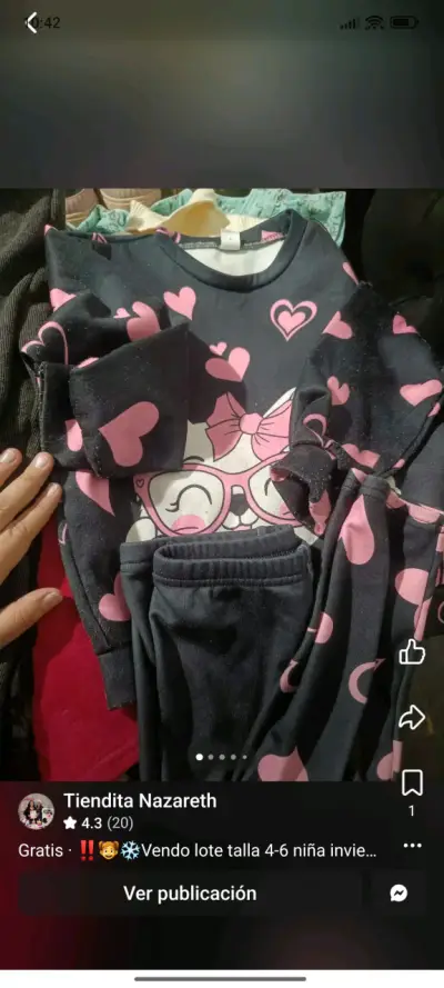 Lote de ropa niña talla 4-6 - miniatura 1