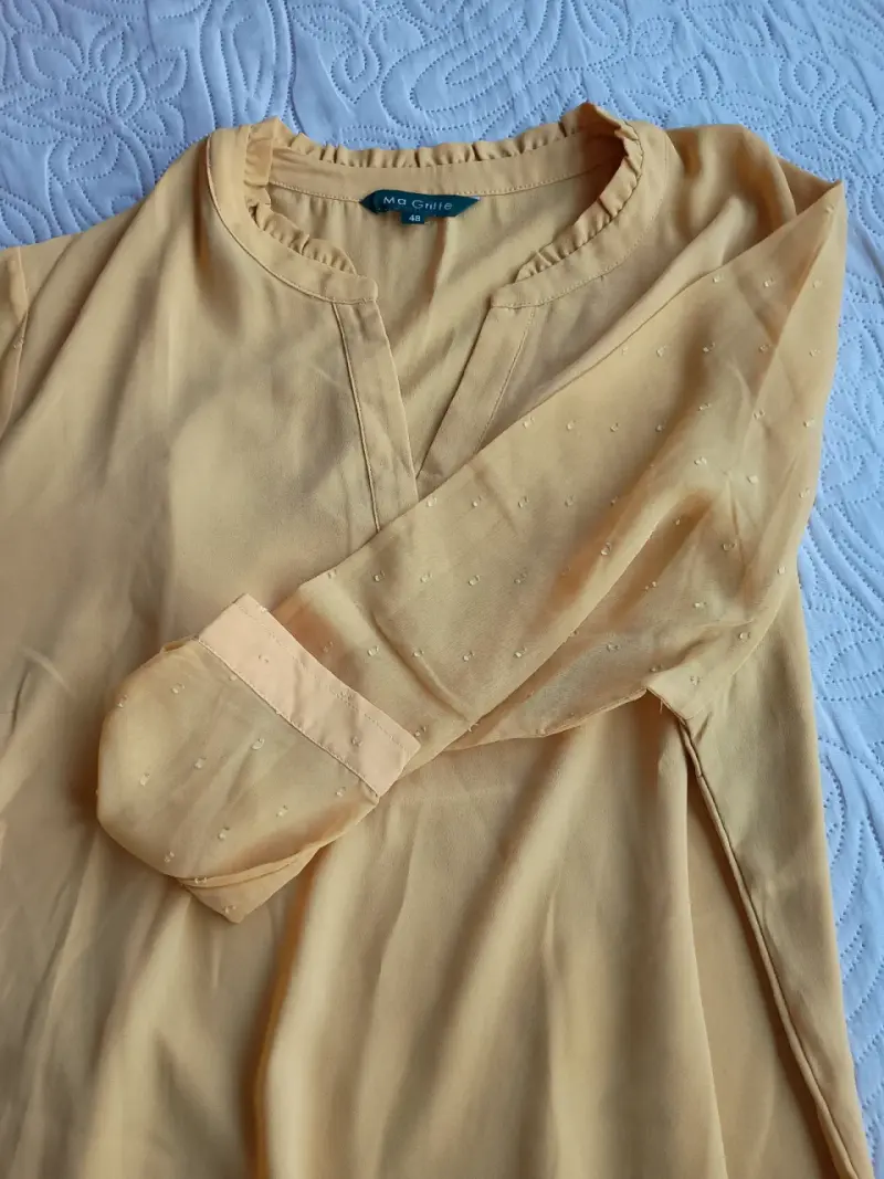 Blusa beige Ma Griffe t48 - 2